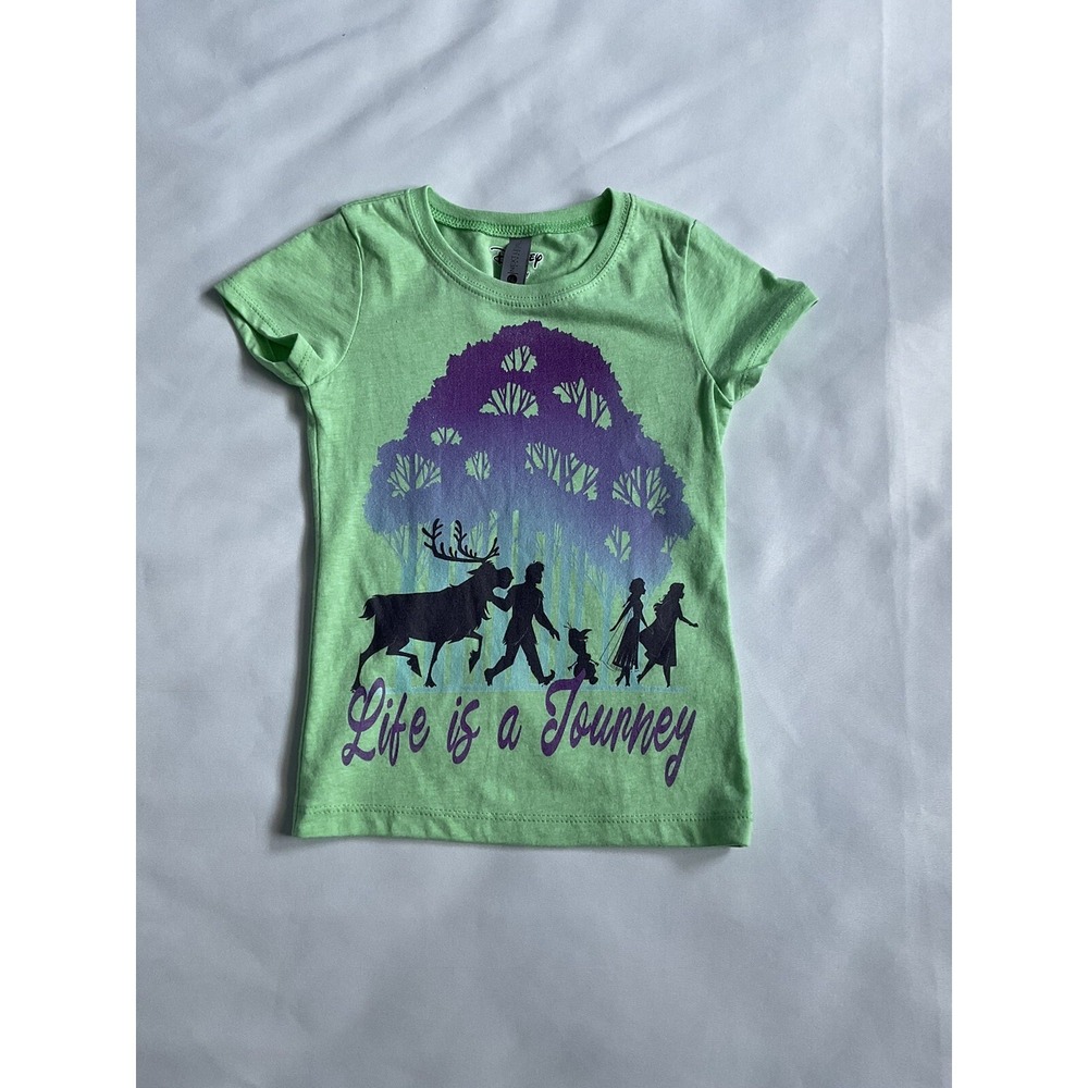 Disney Frozen 2 Life Is A Journey T-chirt Toddler Girls Size XS 3/4